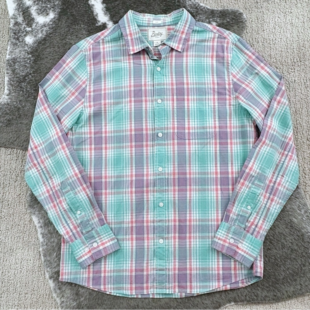 Bixby Nomad Slim Plaid Button Down Shirt - Picture 3 of 11